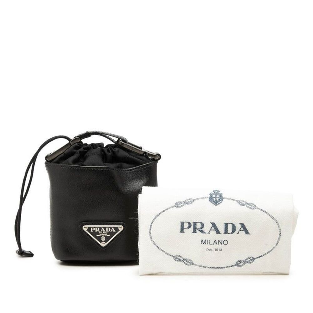 Prada Triangle Logo Drawstring Pouch - Picture 6 of 6
